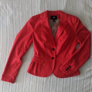 H&M Bold Red Blazer